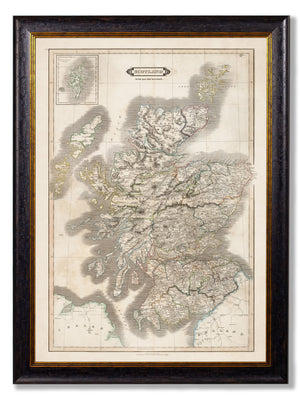 c.1831 Map of Scotland - The Weird & Wonderful