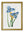 Blue Floral Illustrations Set of 4 Prints