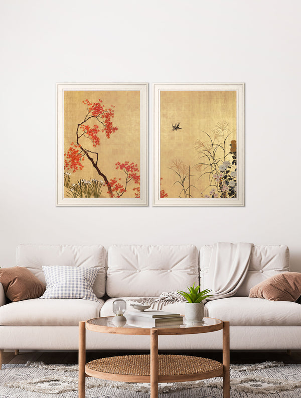 Japanese Blossom -Shibata Zeshine Set of 2 Prints