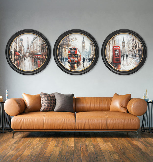 London Bus - Oxford Round Frame