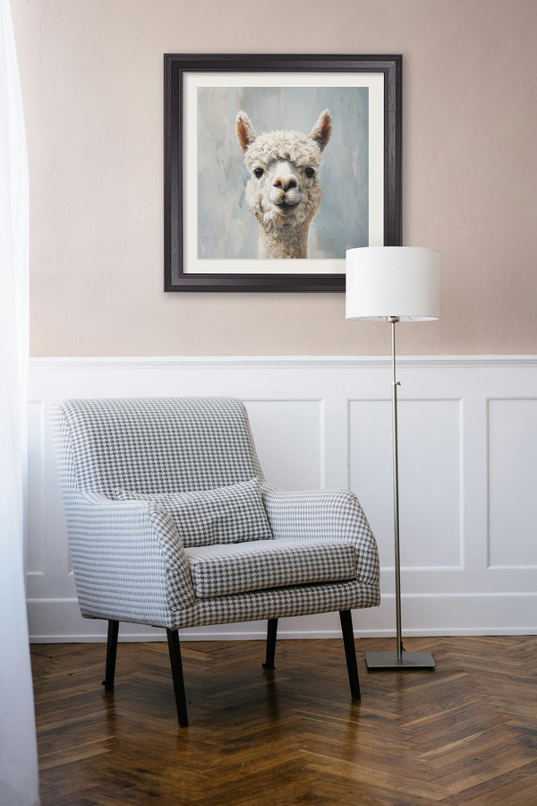 The Goofy Alpaca - Black Hurstwood Square Frame