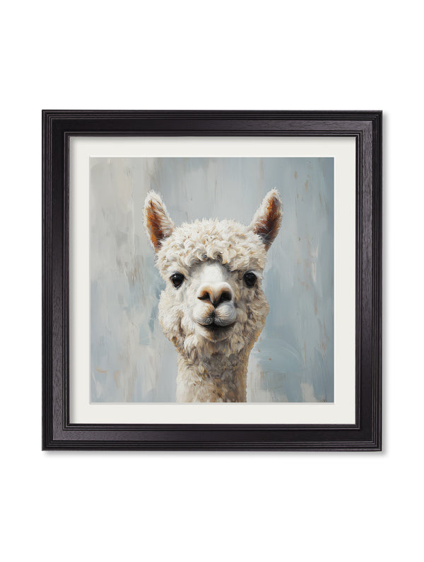 The Goofy Alpaca - Black Hurstwood Square Frame