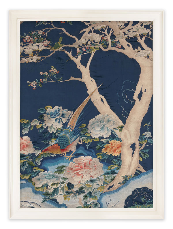 Blue Blossom Trees Set of 2