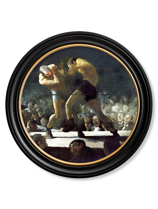 c.1900's George Bellows' Boxers - Round Frame