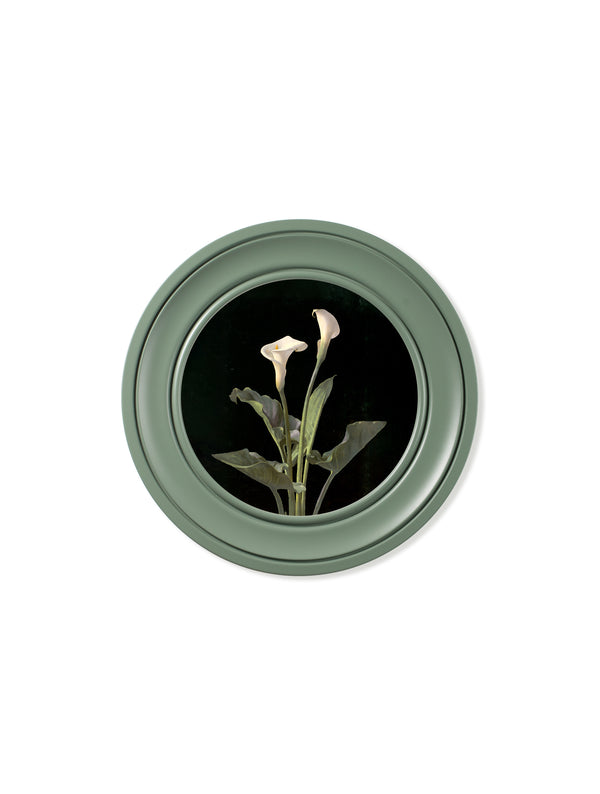 c.1874 George Cochran Lambdin Lillys - Round Frame Green