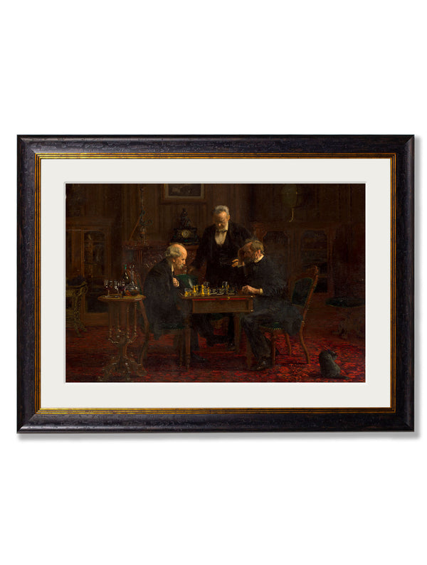 c.1876 The Chess Players - Thomas Eakins