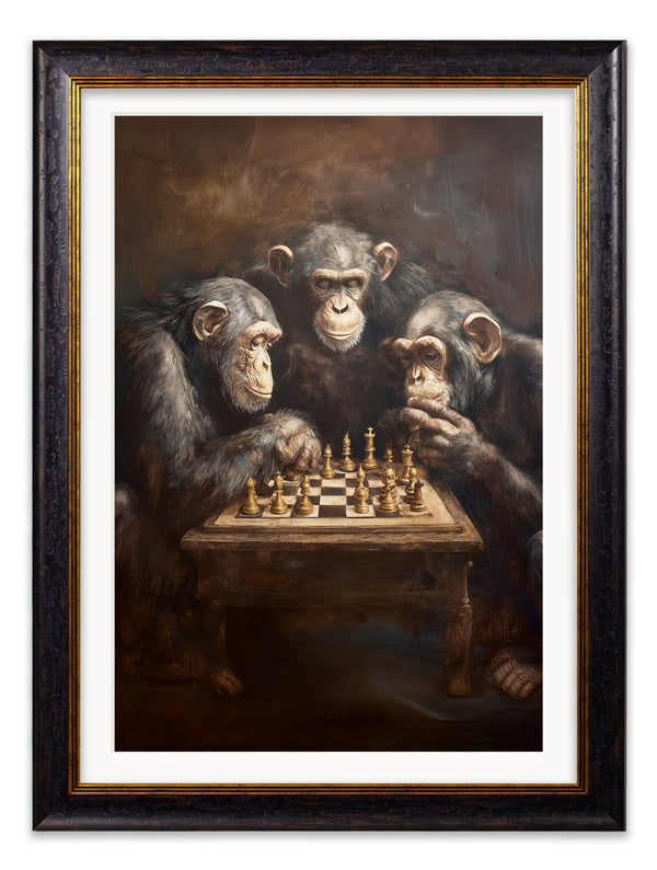 The Chess-Playing Chimps - Oxford Frame