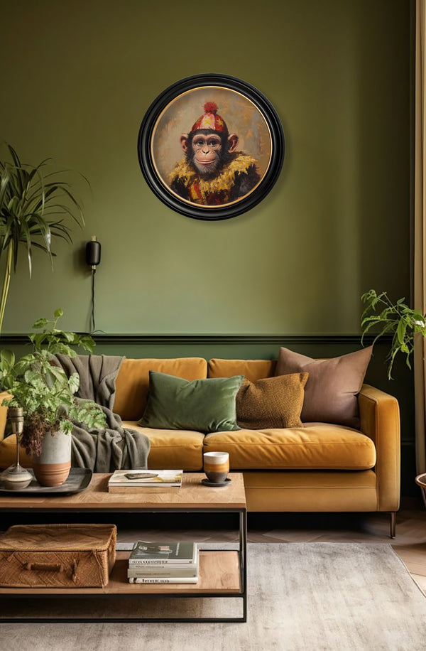 Chimpy the Daring - Oxford round frame