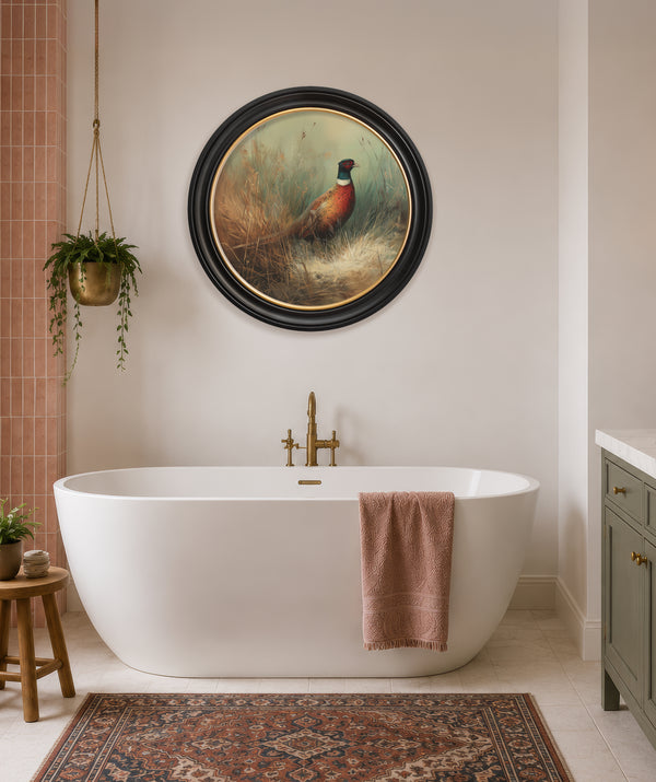 Countryside Pheasant - Oxford Round Frame