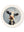 The Curious Cow - Oxford Strong White Round Frame