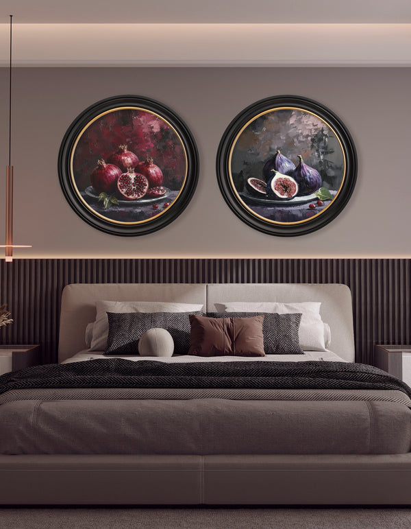 The Forbidden Fruits - Oxford Round Frame
