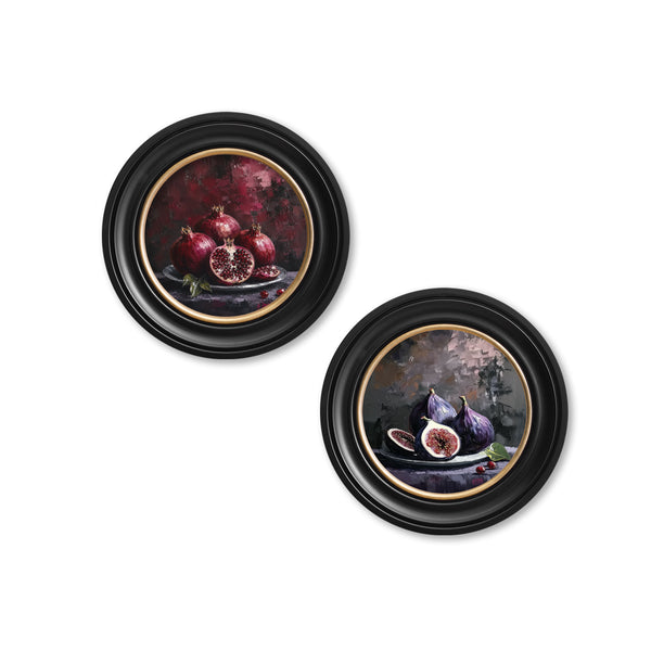 The Forbidden Fruits - Oxford Round Frame