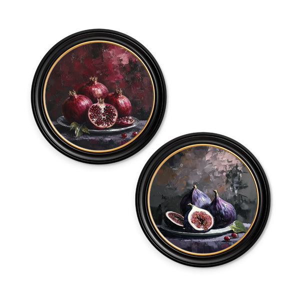 The Forbidden Fruits - Oxford Round Frame