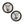 Donkey Jack & Jennet Cosy Sketch - Oxford Round Frame