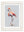 Pink Flamingo Cosy Sketch - Cream Hurstwood Frame