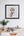 Tall Giraffe Cosy Sketch - Black Hurstwood Square Frame