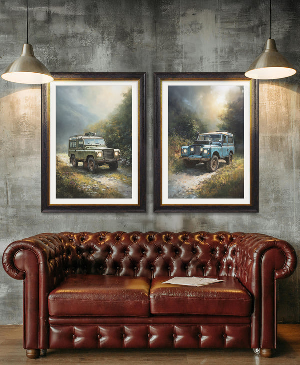 Country Track Defender Blue - Oxford Frame
