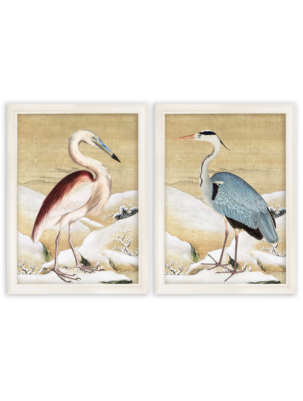 Heron Set of 2 Prints - Ram Das