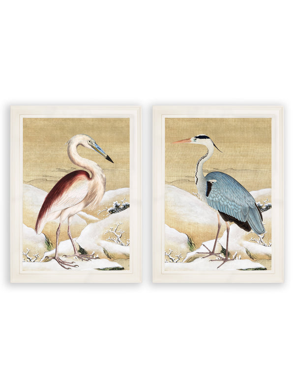 Heron Set of 2 Prints - Ram Das
