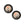 Japanese Twin Herons - Oxford Round Frame