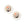 Japanese Twin Herons - Oxford Strong White Round Frame