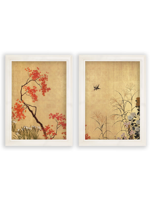 Japanese Blossom - Shibata Zeshine Set of 2 Prints
