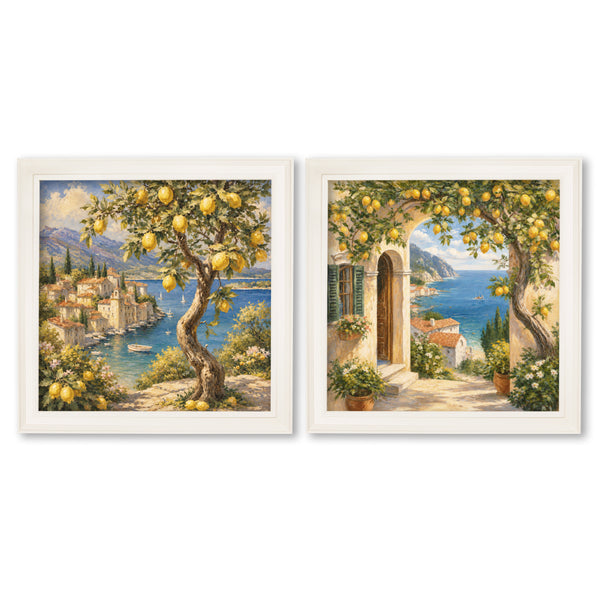 Lemon Tree Views - Cream Hurstwood Square Frame
