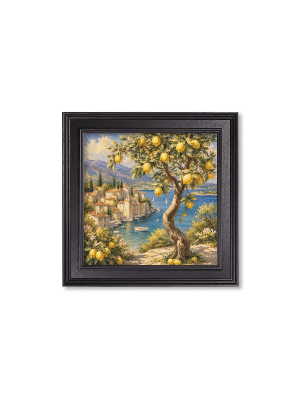 Lemon Tree Views - Black Hurstwood Square Frame