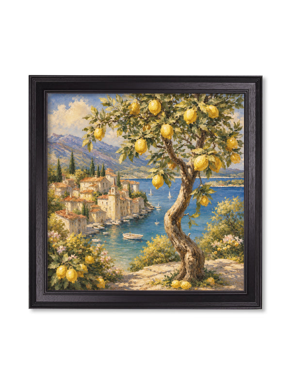 Lemon Tree Views - Black Hurstwood Square Frame