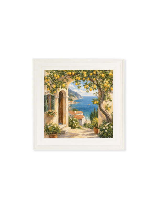 Lemon Tree Views - Cream Hurstwood Square Frame