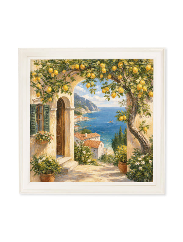 Lemon Tree Views - Cream Hurstwood Square Frame