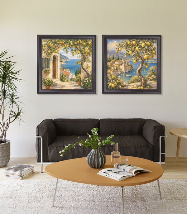 Lemon Tree Views - Black Hurstwood Square Frame