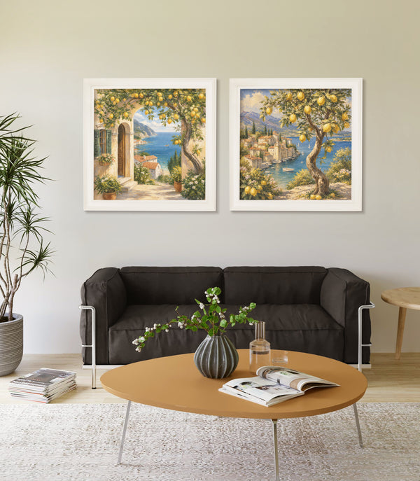 Lemon Tree Views - Cream Hurstwood Square Frame