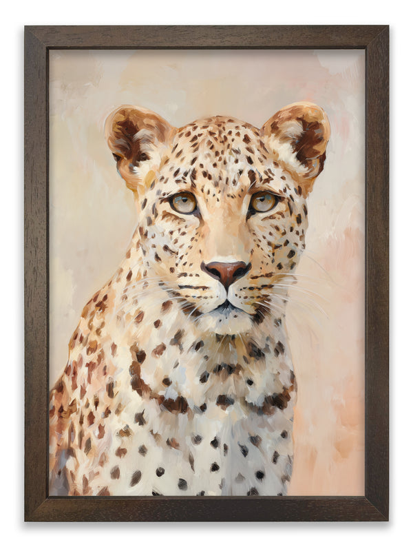 The Silent Leopard - Slim Coffee Brown Frame