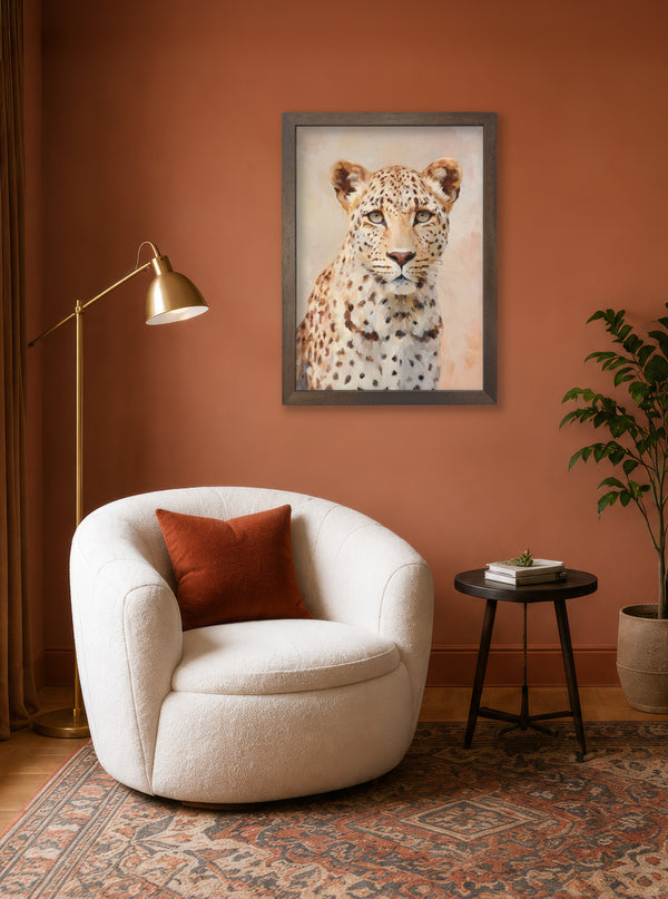 The Silent Leopard - Slim Coffee Brown Frame