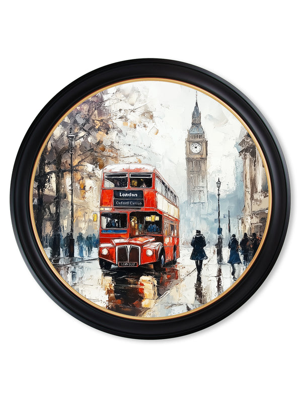 London Bus - Oxford Round Frame