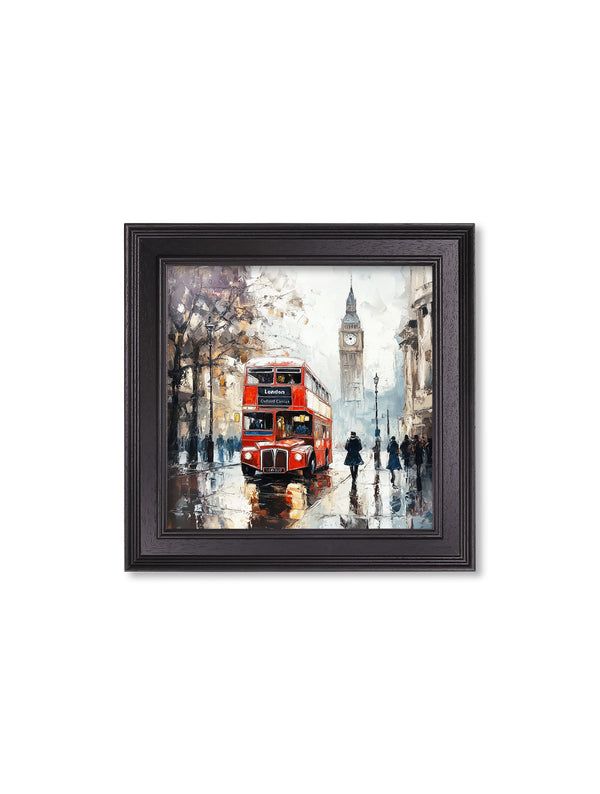 London Bus - Black Hurstwood Square Frame