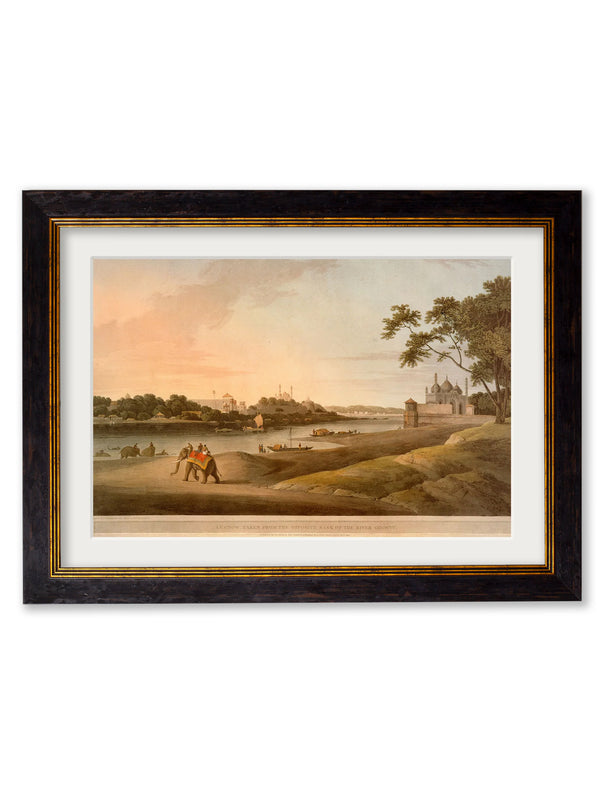 c.1802 Lucnow Taken From the Opposite Bank of the River Goomty