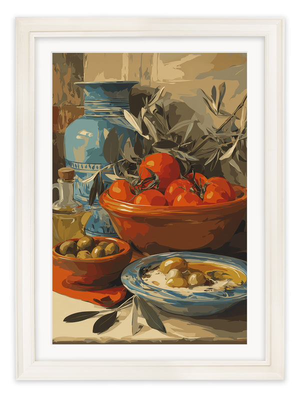 Mediterranean Feast - Cream Hurstwood Frame