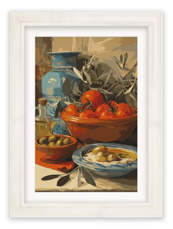 Mediterranean Feast - Cream Hurstwood Frame