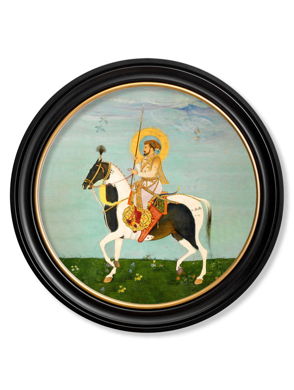 Mughals - Horsemen - Round Frames