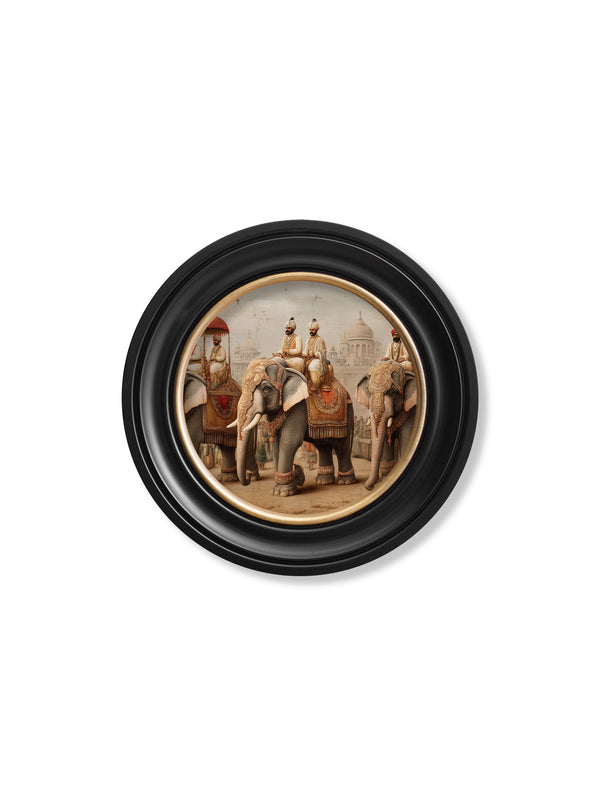 The Mughal Emperors - Oxford Round Frame