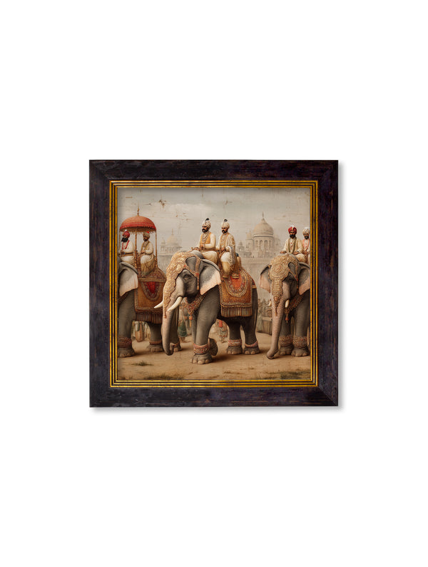 The Mughal Emperors - Oxford Square Frame