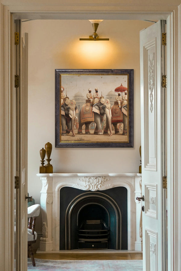 The Mughal Emperors - Oxford Square Frame