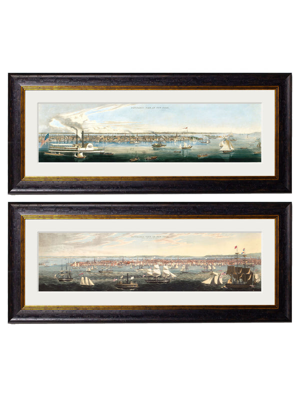 c.1844 Panoramic Views of New York