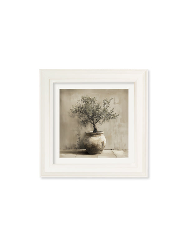 The Olive Tree - Cream Hurstwood Square Frame