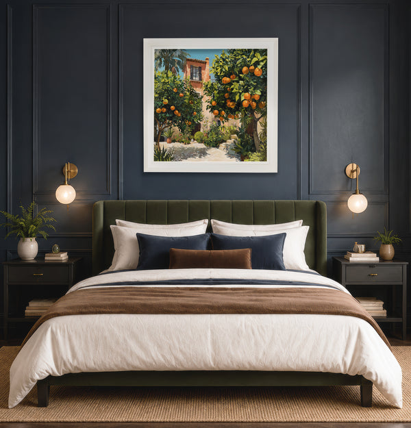 The Orange Villa - Cream Hurstwood Square Frame