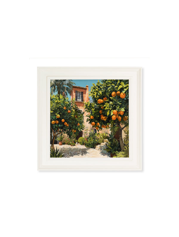 The Orange Villa - Cream Hurstwood Square Frame