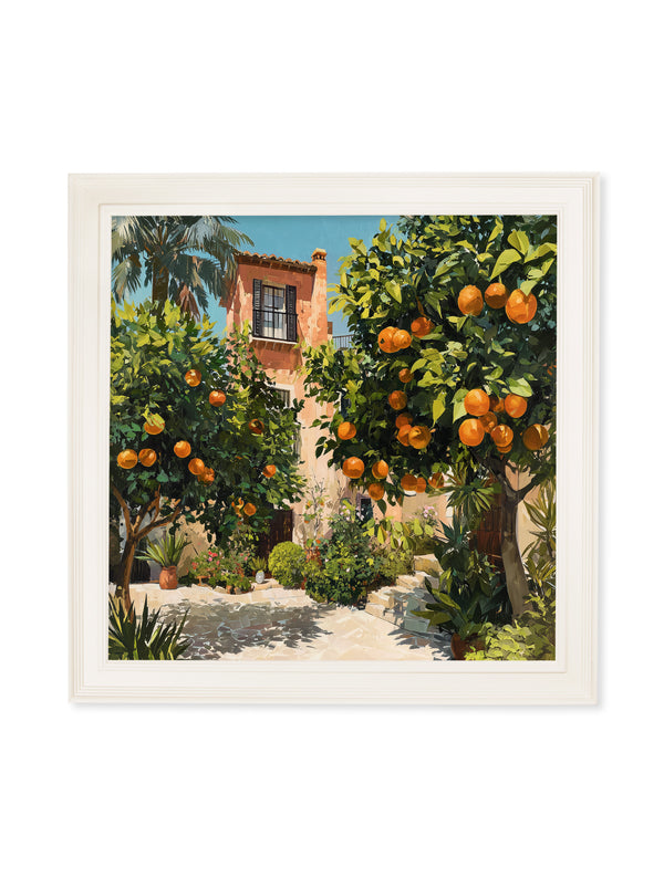 The Orange Villa - Cream Hurstwood Square Frame