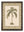 Vintage Palms with Patterned Mount - Slim Coffee Brown Frame
